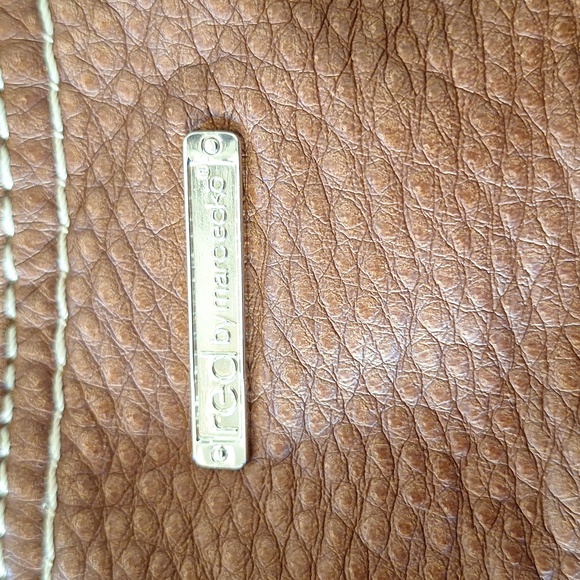 Red by Marc Ecko Soft Pebbled Vegan Leather Hobo Slouch Bag - Picture 14 of 17